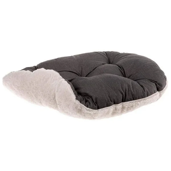 Ferplast Relax 55 Peluş Kedi Ve Mini Irk Köpek Yatağı - Marrone Bej (55cm X 36cm) - Görsel 6