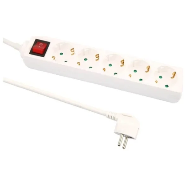 Philips Sps1050a-51 5'li 2 M Anahtarlı Grup Priz - Görsel 3