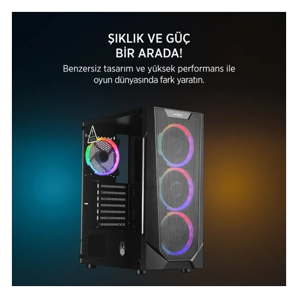 James Donkey Helix H800 Fanlı 550 W Atx Oyuncu Kasası - Görsel 8