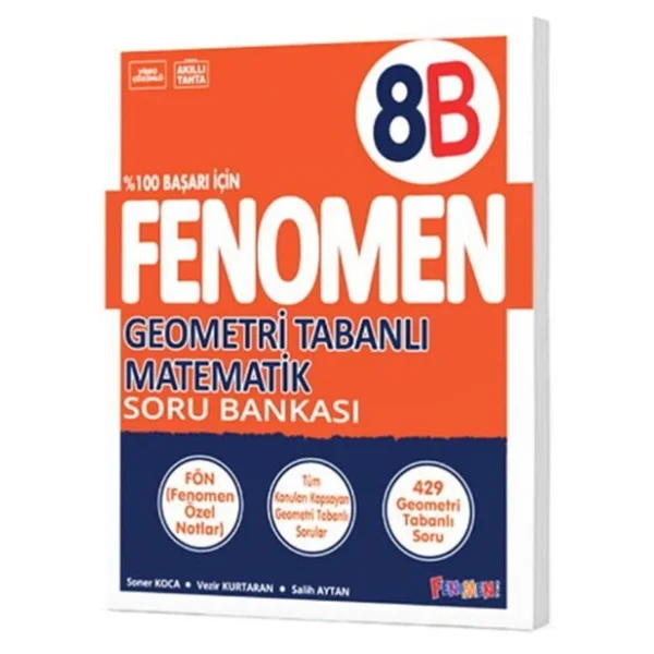 Fenomen Okul Yayınları 8. Sınıf Fenomen Geometri Tabanlı Matematik Soru Bankası - Görsel 3
