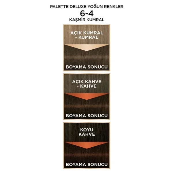 Palette Deluxe 6.4 Kaşmir Kumral Saç Boyası - Görsel 8