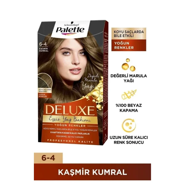 Palette Deluxe 6.4 Kaşmir Kumral Saç Boyası - Görsel 4
