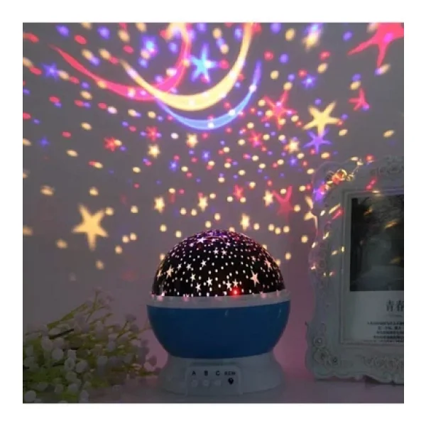 Star Master Döner Projeksiyonlu Gece Lambası - Görsel 5