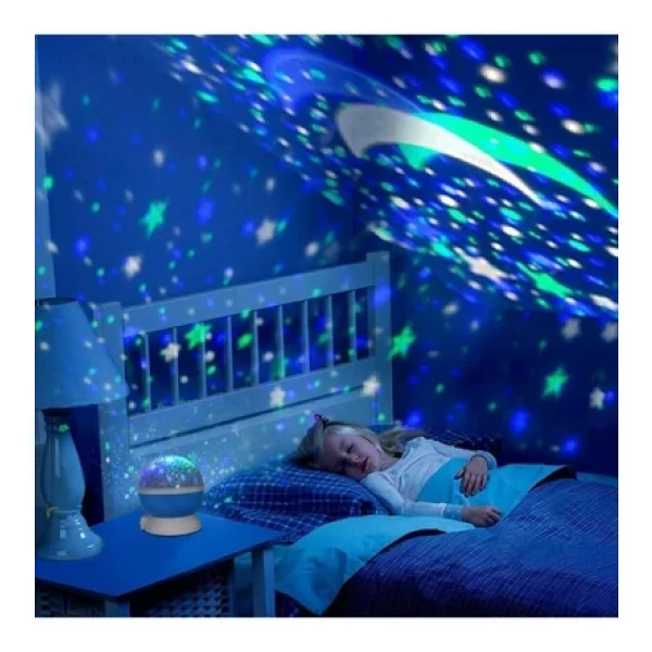Star Master Döner Projeksiyonlu Gece Lambası - Görsel 6