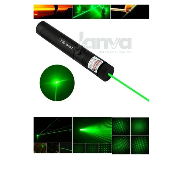 Janva Şarjlı Turbo Yeşil Lazer Pointer Kibrit Yakabilen 15000 Mv Güç 150km - Görsel 4