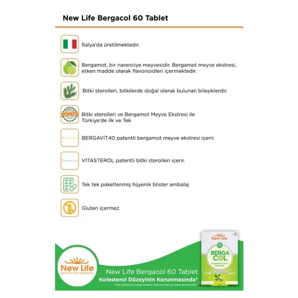 New Life Bergacol 60 Tablet - Görsel 3