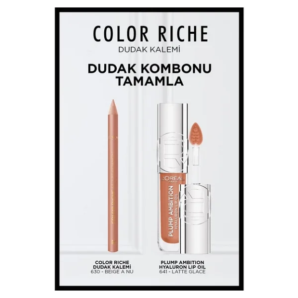 L'oreal Paris Color Riche 630 Beige A Nu Dudak Kalemi - Görsel 5