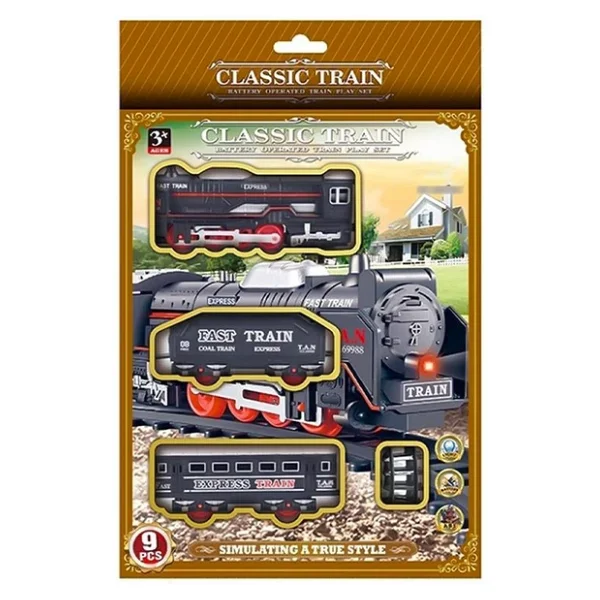 Ctoys Jhx3301 9 Parça Pilli Tren Seti - Görsel 7