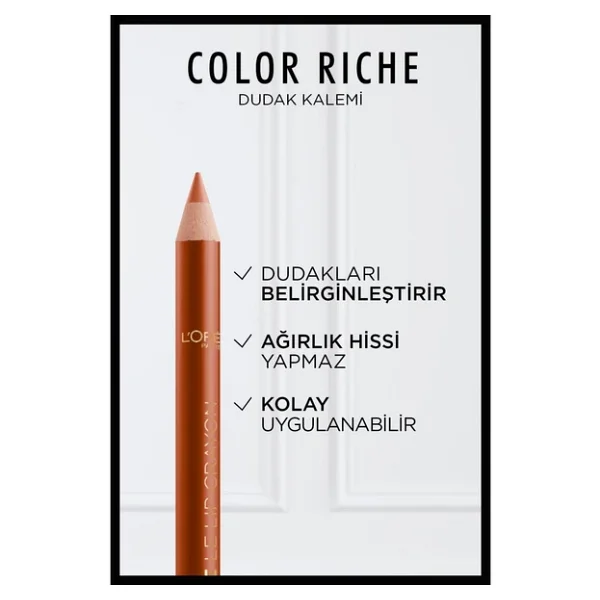L'oreal Paris Color Riche 236 Organza Dudak Kalemi - Görsel 5