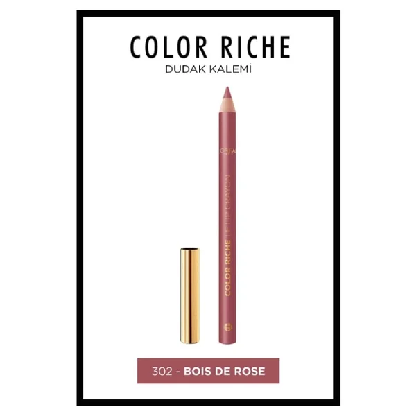 L'oreal Paris Color Riche 302 Bois De Rose Dudak Kalemi - Görsel 4
