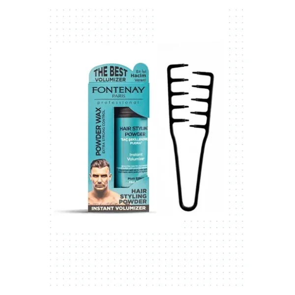 Fontenay Saç Şekillendirici Pudra Toz Wax Matt Effect 20gr + Mucizevi Saç Tarağı 2'li Set - Görsel 6