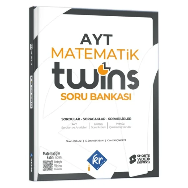 Kr Akademi Yayınları Ayt Twins Matematik Soru Bankası - Görsel 6