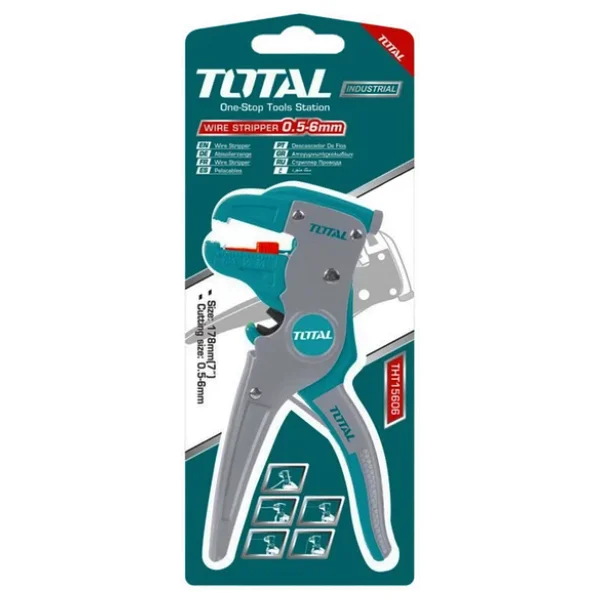 Total Tht15606 0.5 X 6 Mm Kablo Sıyırma Pensesi - Görsel 5