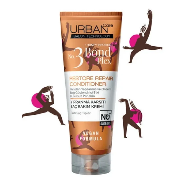 Urban Care Bond Plex No:3 Yıpranma Karşıtı 250 Ml Saç Kremi - Görsel 5