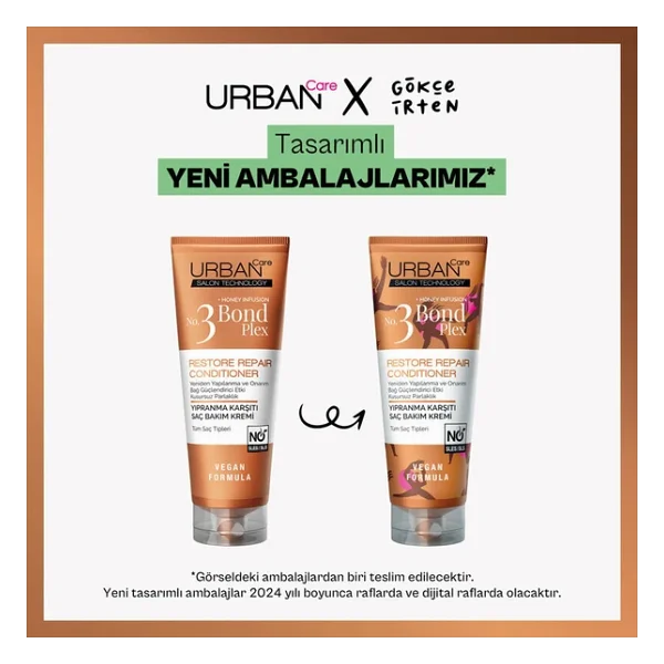 Urban Care Bond Plex No:3 Yıpranma Karşıtı 250 Ml Saç Kremi - Görsel 4