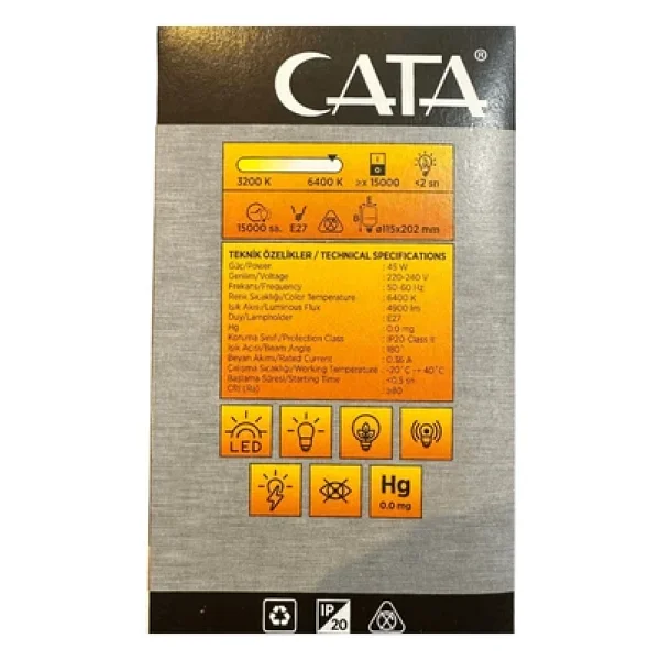 Cata Ct-4242 40 W E27 LED Ampul - Görsel 4