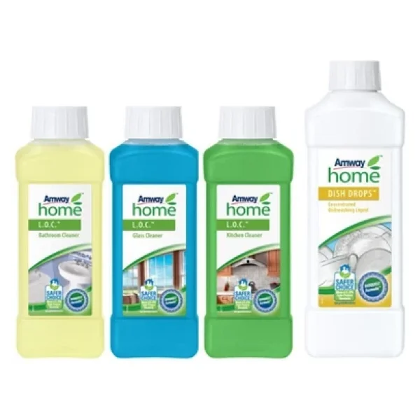 Amway L.O.C Mutfak + Banyo + Cam Temizleyici + Dish Drops Konsantre Sıvı Bulaşık Deterjanı - Görsel 3
