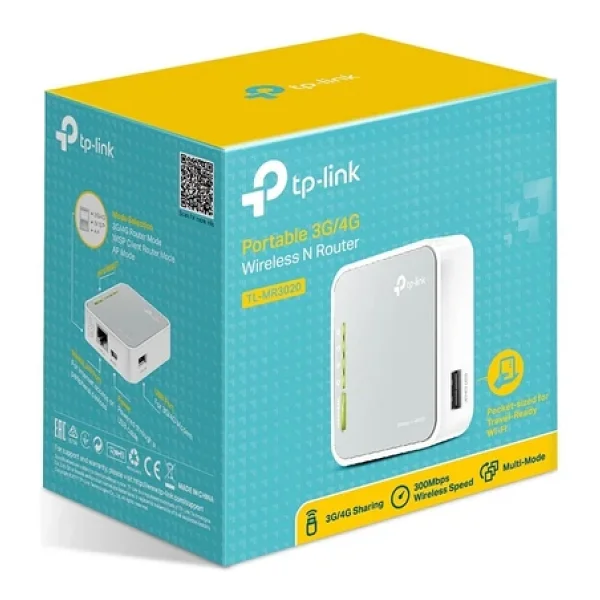 Tp-Link Tl-Mr3020 1 Port 150 Mbps Router - Görsel 8