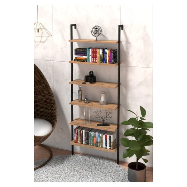 Retodesign Duvara Monte 6 Katlı Raf, Duvar Rafı - Kitaplık 2603 - Görsel 3
