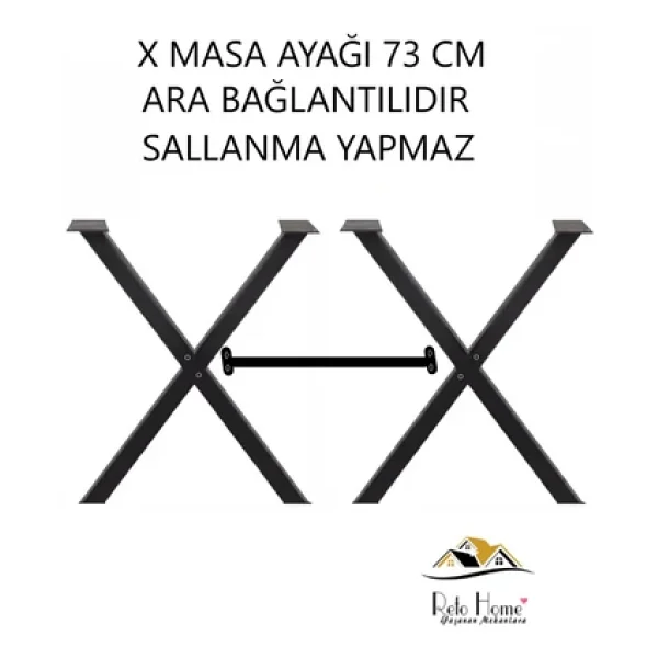 Retodesign Retodesign X Metal Masa Ayağı 2301 - Görsel 4