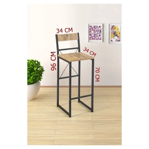 Retodesign Retohome Good Bar Sandalyesi 1652 - Görsel 3