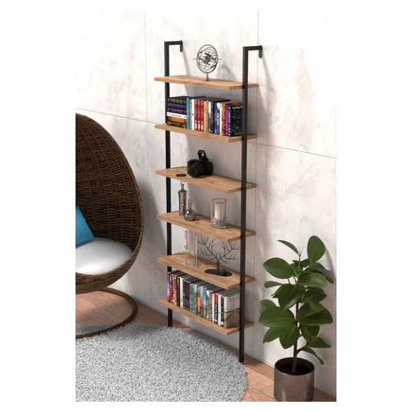 Retodesign Duvara Monte 6 Katlı Raf, Duvar Rafı - Kitaplık 2603 - Görsel 6