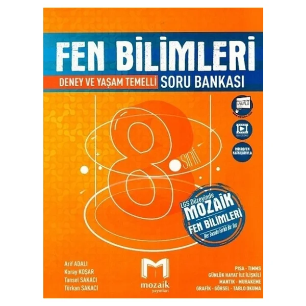 Mozaik Yayınları 8. Sınıf Fen Bilimleri Soru Bankası - Görsel 4