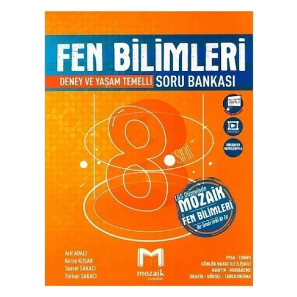 Mozaik Yayınları 8. Sınıf Fen Bilimleri Soru Bankası - Görsel 5