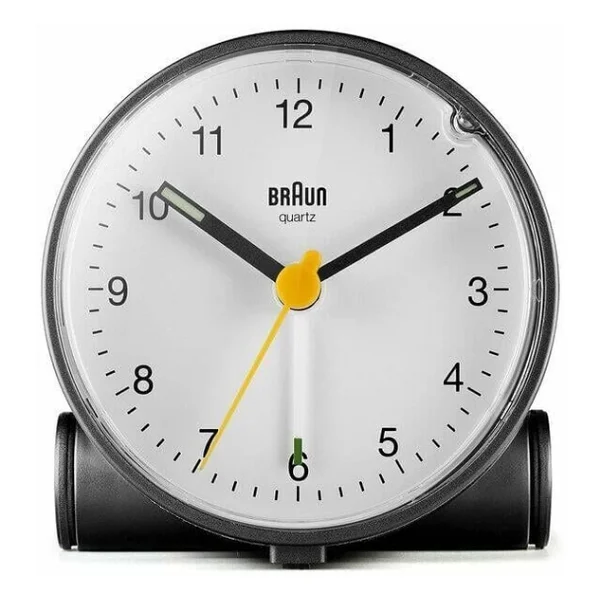 Braun Bc01w Beyaz Klasik Analog Alarmlı Masa Saati - Görsel 6