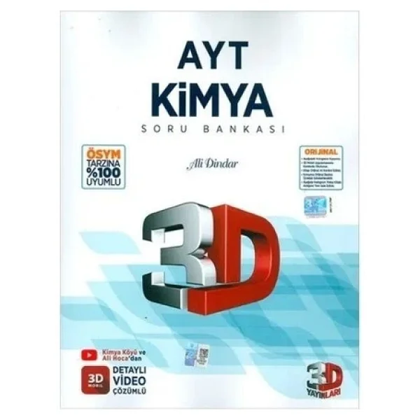 3d Yayınları Ayt Kimya Soru Bankası - Görsel 6