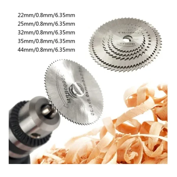 Dremel Matkap Testere Diski 6 Parça Set İnce Kesim Mini Testere - Görsel 2