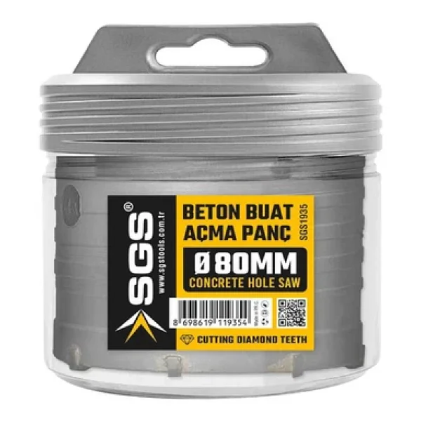 Sgs Beton Buat Açma Adaptörsüz 80 Mm Sgs1935 - Görsel 3