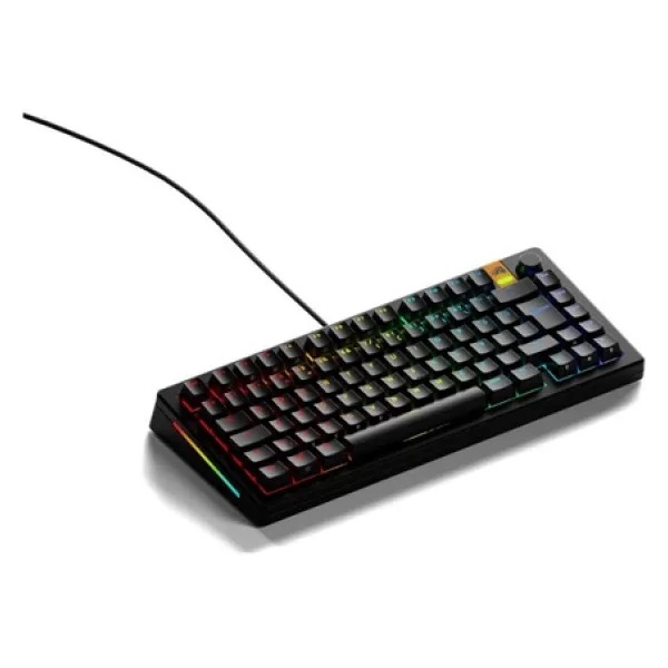 Glorious GMMK3 75% Hall Effect RGB Kablolu Mekanik Modüler TR Gaming Klavye - Siyah (GLO-KB-GMMK3-75-PB-HE-W-BLK-TR) - Görsel 2