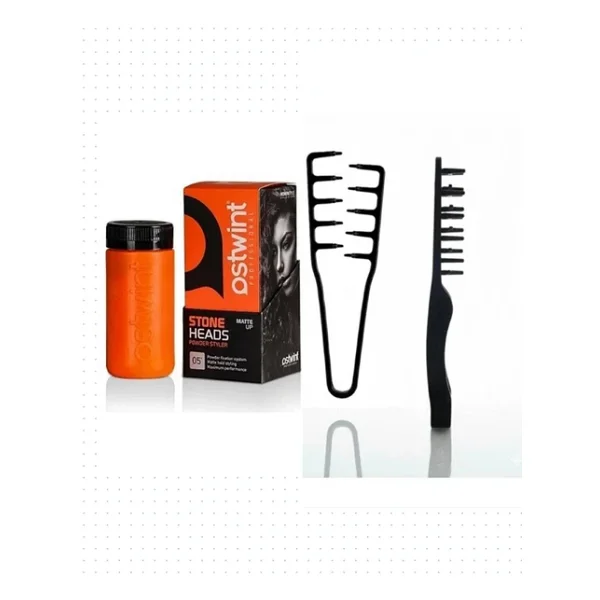 Fontenay Saç Şekillendirici Toz (Pudra) Wax Sert Turuncu 20 Gr + Mucizevi Tarak 2'li Set - Görsel 3