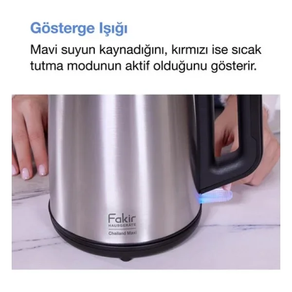 Fakir Chailand Maxi XXL 1650 W Çelik Çay Makinesi - Görsel 9