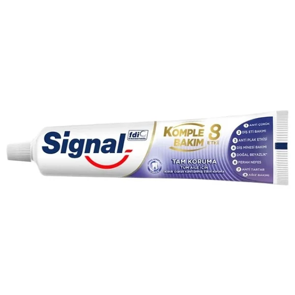 Signal Komple Bakım 8 Etki Tam Koruma 75 Ml Florürlü Diş Macunu - Görsel 4