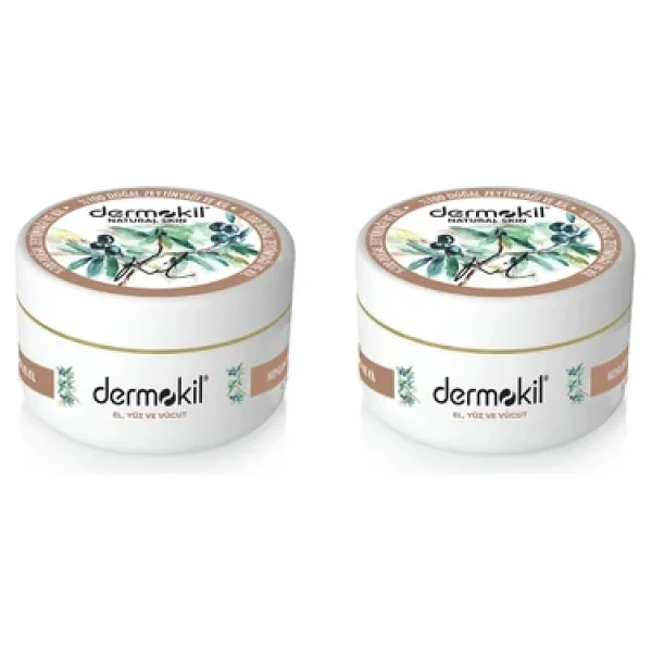 Dermokil Natural Zeytinyağlı El Ve Yüz Bakım Kremi 300 Ml 2 Adet - Görsel 4