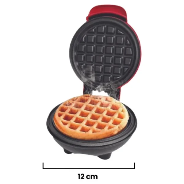 Kiwi Ksm-2400w Kırmızı Mini Waffle Makinesi - Görsel 4