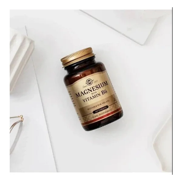 Solgar Magnesium With Vitamin B6 100 Tablet 2'li - Görsel 7