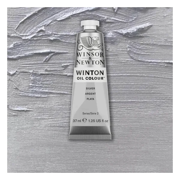 Winsor&Newton Winton Yağlı Boya 37ml 617 Silver - Gümüş - Görsel 5
