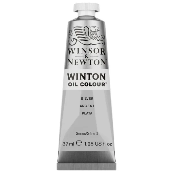Winsor&Newton Winton Yağlı Boya 37ml 617 Silver - Gümüş - Görsel 4