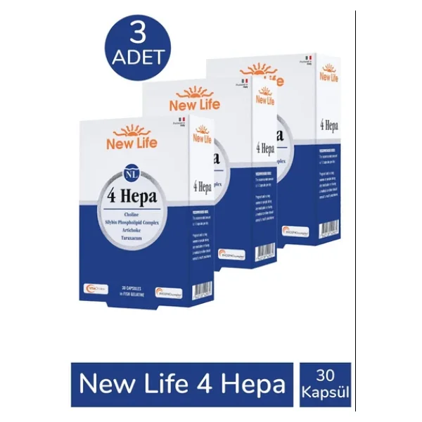 New Life 4 Hepa 30 Kapsül 3'lü - Görsel 3