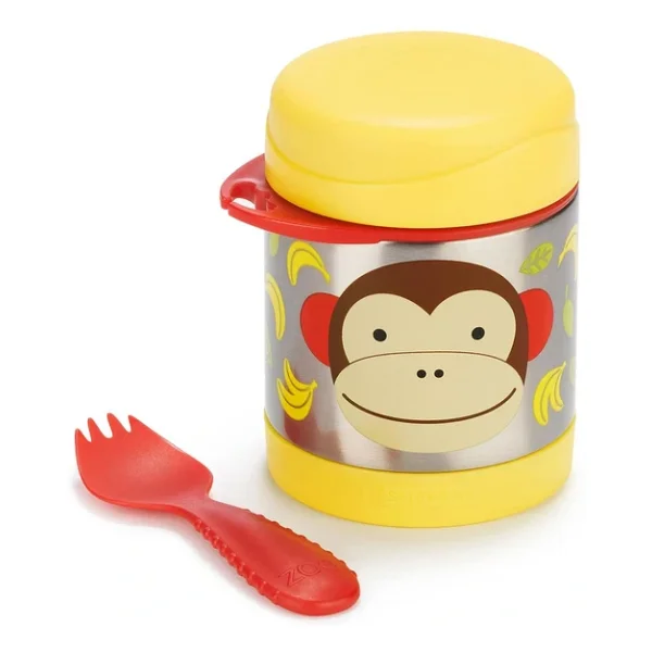 Skip Hop Zoo Maymun Paslanmaz Çelik Termos 325 Ml - Görsel 8