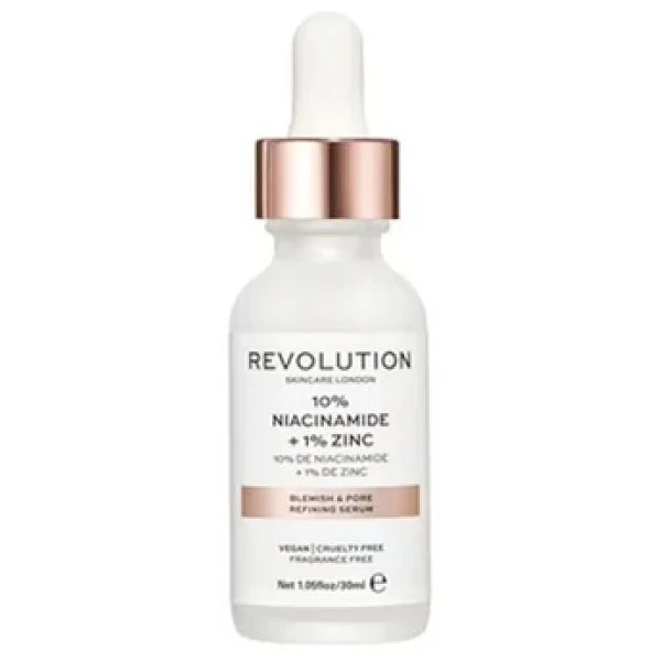 Revolution Niacinamide %10 + %1 Zinc Leke Ve Gözenek Arındırıcı Yüz Serumu 30 Ml - Görsel 5