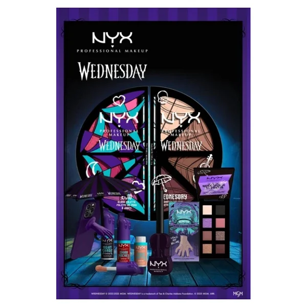 NYX Professional Makeup Wednesday Özel Koleksiyonu 4'lü Allık Paleti - Görsel 8