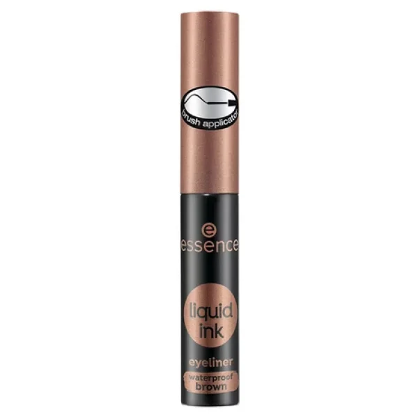 Essence Ink Waterproof Kahverengi Likit Eyeliner - Görsel 2