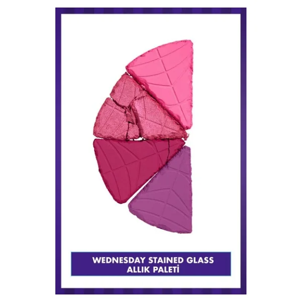 NYX Professional Makeup Wednesday Özel Koleksiyonu 4'lü Allık Paleti - Görsel 2