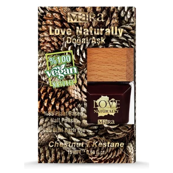 Mara Love Naturally Doğal Vegan Oje Kestane - Görsel 3