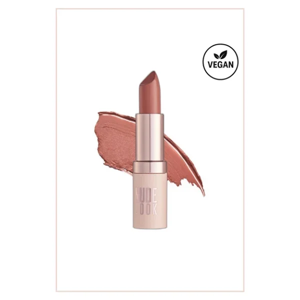 Golden Rose Nude Look Perfect Matte Lipstick 02 Peachy Nude Ruj - Görsel 8