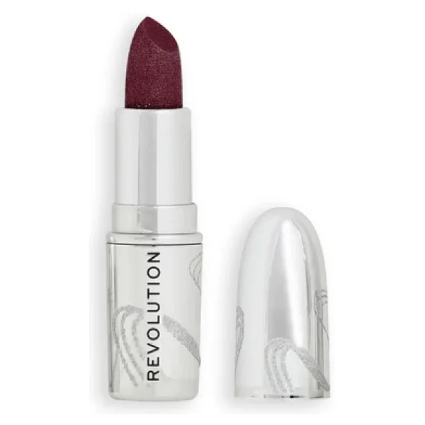 Revolution Metallic Muse Glitter Iced Berry Stick Ruj - Görsel 4